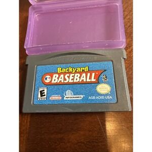 Backyard Baseball Gameboy Advance GBA Authentic F